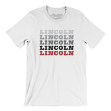 Lincoln Repeat Men/Unisex T-Shirt-White-Allegiant Goods Co. Vintage Sports Apparel