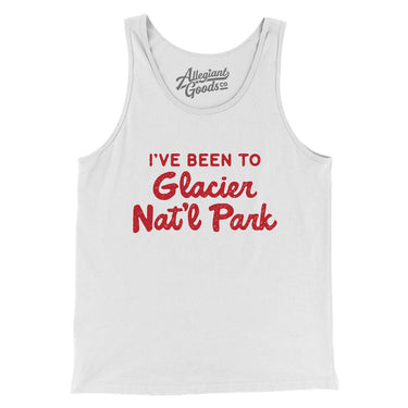 I've Been To Glacier National Park Men/Unisex Tank Top-Allegiant Goods Co. Vintage Sports Apparel