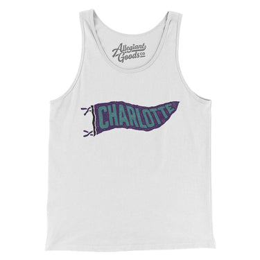 Charlotte Pennant Men/Unisex Tank Top-Allegiant Goods Co. Vintage Sports Apparel