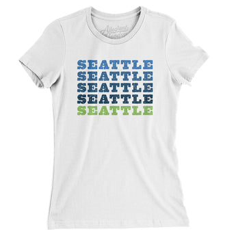 Seattle Repeat Women's T-Shirt-Allegiant Goods Co. Vintage Sports Apparel
