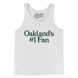 Oakland's Number 1 Fan Men/Unisex Tank Top-Allegiant Goods Co. Vintage Sports Apparel