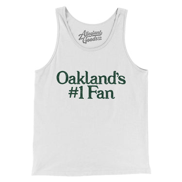 Oakland's Number 1 Fan Men/Unisex Tank Top-Allegiant Goods Co. Vintage Sports Apparel