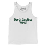 North Carolina Weed Men/Unisex Tank Top-Allegiant Goods Co. Vintage Sports Apparel