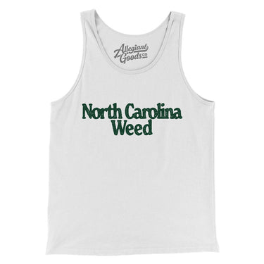 North Carolina Weed Men/Unisex Tank Top-Allegiant Goods Co. Vintage Sports Apparel