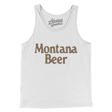 Montana Beer Men/Unisex Tank Top-Allegiant Goods Co. Vintage Sports Apparel