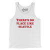 There's No Place Like Seattle Men/Unisex Tank Top-White-Allegiant Goods Co. Vintage Sports Apparel
