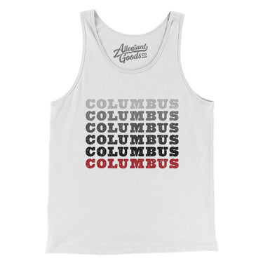 Columbus Repeat Men/Unisex Tank Top-Allegiant Goods Co. Vintage Sports Apparel