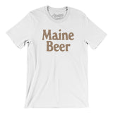 Maine Beer Men/Unisex T-Shirt-White-Allegiant Goods Co. Vintage Sports Apparel