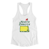 North Dakota Golf Women's Racerback Tank-Allegiant Goods Co. Vintage Sports Apparel