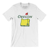 Oregon Golf Men/Unisex T-Shirt-White-Allegiant Goods Co. Vintage Sports Apparel
