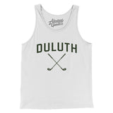 Duluth Golf Men/Unisex Tank Top-White-Allegiant Goods Co. Vintage Sports Apparel