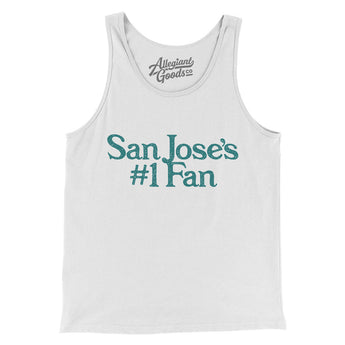 San Jose's Number 1 Fan Men/Unisex Tank Top-Allegiant Goods Co. Vintage Sports Apparel