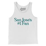 San Jose's Number 1 Fan Men/Unisex Tank Top-Allegiant Goods Co. Vintage Sports Apparel