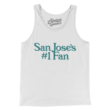 San Jose's Number 1 Fan Men/Unisex Tank Top-Allegiant Goods Co. Vintage Sports Apparel