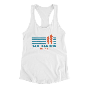Bar Harbor Maine in White Color