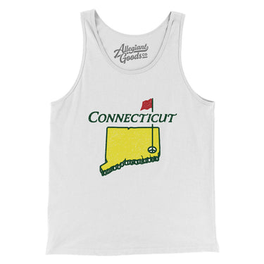 Connecticut Golf Men/Unisex Tank Top-Allegiant Goods Co. Vintage Sports Apparel