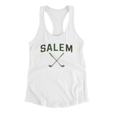 Salem Golf Women's Racerback Tank-White-Allegiant Goods Co. Vintage Sports Apparel