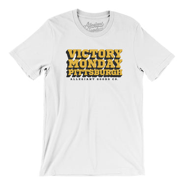 Victory Monday Pittsburgh Men/Unisex T-Shirt-Allegiant Goods Co. Vintage Sports Apparel