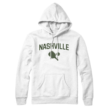 Nashville Pickleball Hoodie-White-Allegiant Goods Co. Vintage Sports Apparel