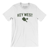 Key West Pickleball Men/Unisex T-Shirt-White-Allegiant Goods Co. Vintage Sports Apparel