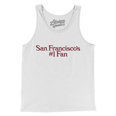 San Francisco's Number 1 Fan Men/Unisex Tank Top-Allegiant Goods Co. Vintage Sports Apparel