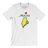 Maine Golf Men/Unisex T-Shirt-White-Allegiant Goods Co. Vintage Sports Apparel