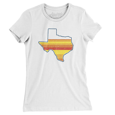 Houston Baseball Women's T-Shirt-White-Allegiant Goods Co. Vintage Sports Apparel
