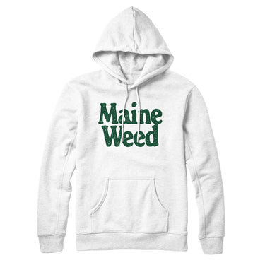 Maine Weed Hoodie-Allegiant Goods Co. Vintage Sports Apparel