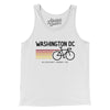 Washington Dc Cycling Men/Unisex Tank Top-White-Allegiant Goods Co. Vintage Sports Apparel