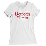 Detroit's Number 1 Fan Women's T-Shirt-Allegiant Goods Co. Vintage Sports Apparel
