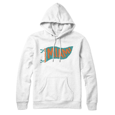 Miami Pennant Hoodie-Allegiant Goods Co. Vintage Sports Apparel