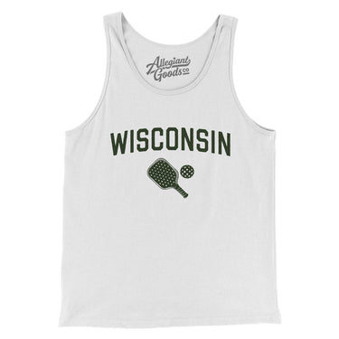 Wisconsin Pickleball in White Color
