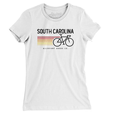South Carolina Cycling Women's T-Shirt-Allegiant Goods Co. Vintage Sports Apparel