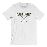 California Golf Men/Unisex T-Shirt-White-Allegiant Goods Co. Vintage Sports Apparel