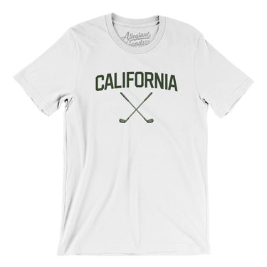 California Golf Men/Unisex T-Shirt-White-Allegiant Goods Co. Vintage Sports Apparel