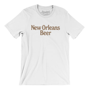 New Orleans Beer Men/Unisex T-Shirt-White-Allegiant Goods Co. Vintage Sports Apparel