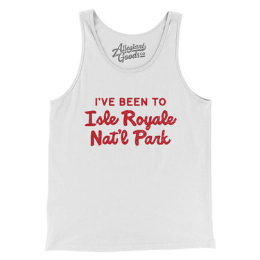 I've Been To Isle Royale National Park Men/Unisex Tank Top-Allegiant Goods Co. Vintage Sports Apparel