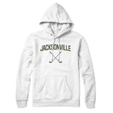 Jacksonville Golf Hoodie-White-Allegiant Goods Co. Vintage Sports Apparel