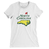 North Carolina Golf Women's T-Shirt-White-Allegiant Goods Co. Vintage Sports Apparel
