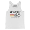 Nashville Cycling Men/Unisex Tank Top-White-Allegiant Goods Co. Vintage Sports Apparel