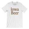 Iowa Beer Men/Unisex T-Shirt-White-Allegiant Goods Co. Vintage Sports Apparel
