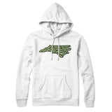 North Carolina Golf Course Hoodie-White-Allegiant Goods Co. Vintage Sports Apparel