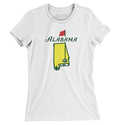 Alabama Golf Women's T-Shirt-White-Allegiant Goods Co. Vintage Sports Apparel