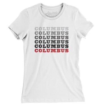Columbus Repeat Women's T-Shirt-Allegiant Goods Co. Vintage Sports Apparel