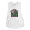 Everglades National Park Badge Women's Flowey Scoopneck Muscle Tank-White-Allegiant Goods Co. Vintage Sports Apparel