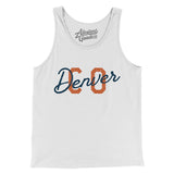 Denver Co Overprinted Men/Unisex Tank Top-Allegiant Goods Co. Vintage Sports Apparel