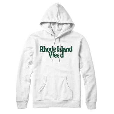 Rhode Island Weed Hoodie-Allegiant Goods Co. Vintage Sports Apparel