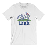 I Have A Tee Time In Utah Men/Unisex T-Shirt-White-Allegiant Goods Co. Vintage Sports Apparel