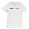 Syracuse Friends Men/Unisex T-Shirt-White-Allegiant Goods Co. Vintage Sports Apparel