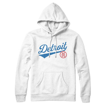 Detroit Vintage Script Hoodie-Allegiant Goods Co. Vintage Sports Apparel